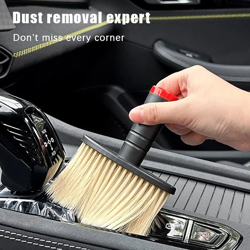 【New】Car Wash Brush Dust Remover Car Air Conditioner Outlet Dust Removal Brush Soft Bristles Brushes For Car Cleaning Tools