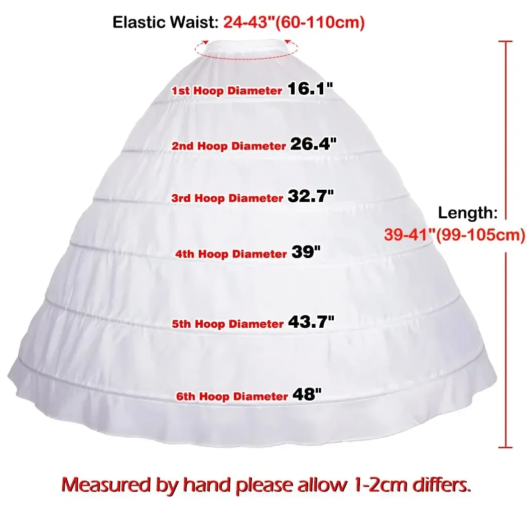 Long Crinoline Petticoat A-line Petticoat Underskirt for Wedding Bridal Dress Ball Gown White 2023