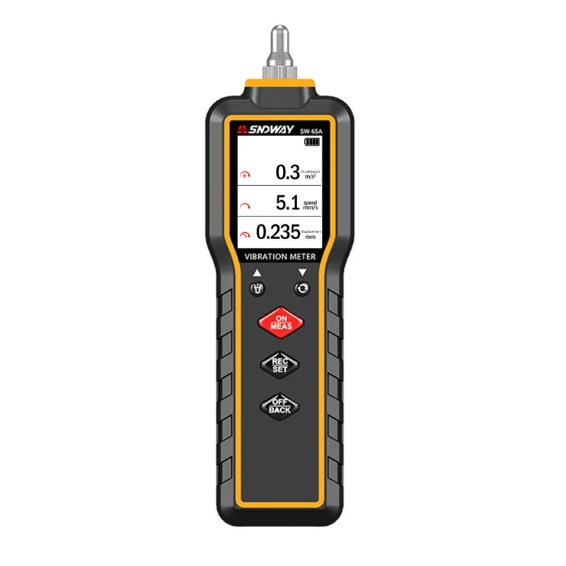 

SW-65A 3 Channel Digital Vibration Analyzer Engine Generator Centrifugal Pump Electric Motor Vibration Meter