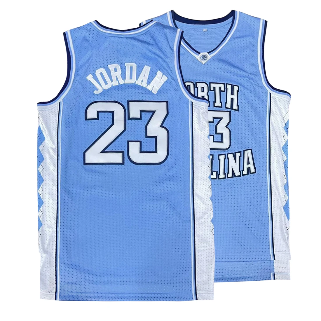قميص كرة السلة North University 23 للرجال مصنوع من نسيج شبكي مسامي #3