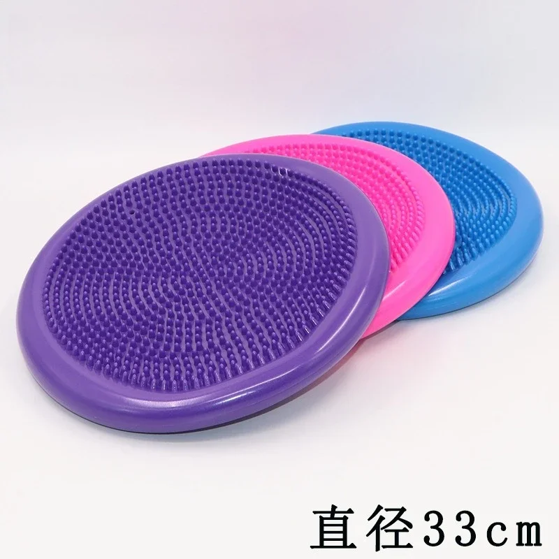 2025 سميكة واقية من الانفجار اليوغا سجادة قابلة للنفخ التوازن الكرة اليوغا التوازن حصيرة تدليك وسادة مقعد التوازن المدرب #2
