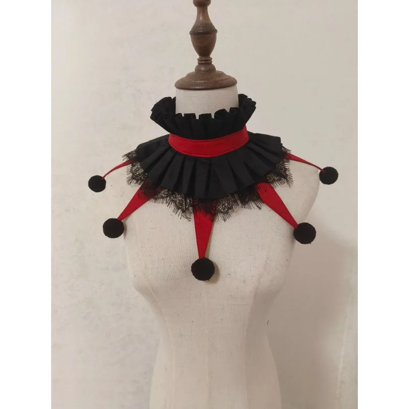 لطيف خرافة نمط مهرج الياقة تأثيري الياقات راف هالوين Chocker