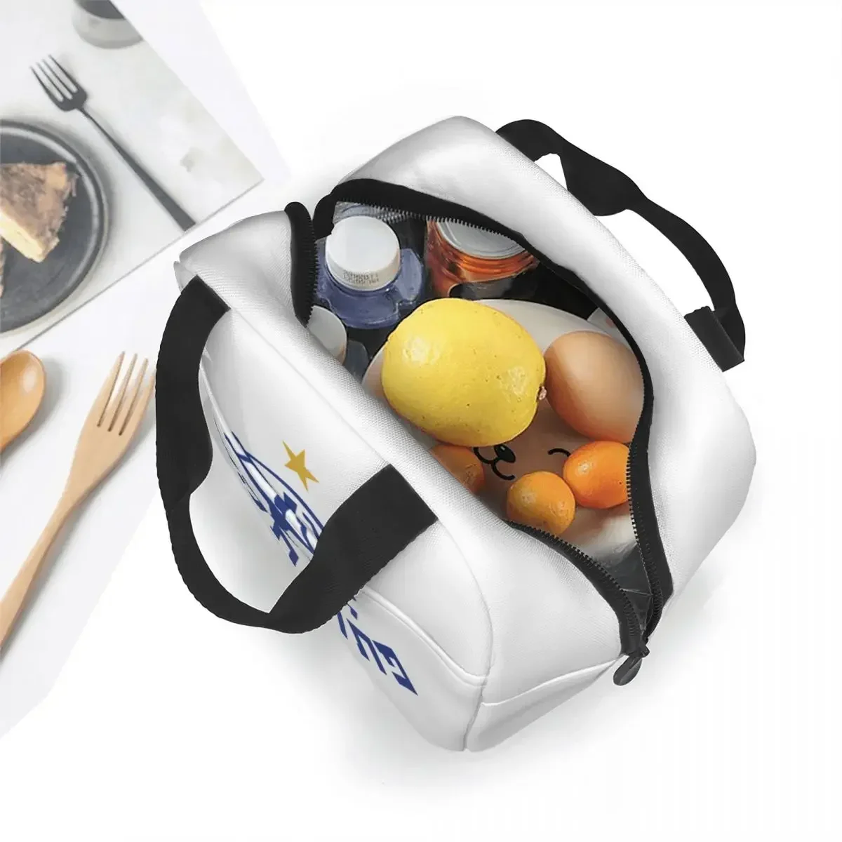 Hapoel Petah Tikva Lunch Bag Large Capacity Waterproof Thermal Insulation Food Storage Box School Work Adults Kids Unisex