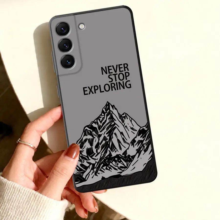 Line Mountain Peak Case for Samsung Galaxy A57 A34 A25 A37 A16 A54 A533 A56 A26 A52 A35 A24 A36 A17 A27 A55 Phone Cover A14 A06