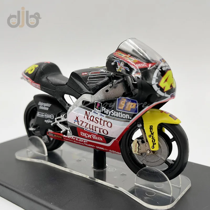 1:18 Diecast Motorcycle Model Toy Aprilia RSW 250 1997/1999 Sports Racing Bike Miniature Replica Collection