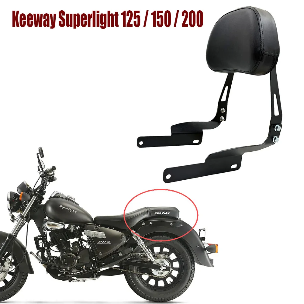 Respaldo Trasero Original para Pasajero de Keeway Superlight, Accesorio Nuevo, Keeway Superlight 125, 150, 200