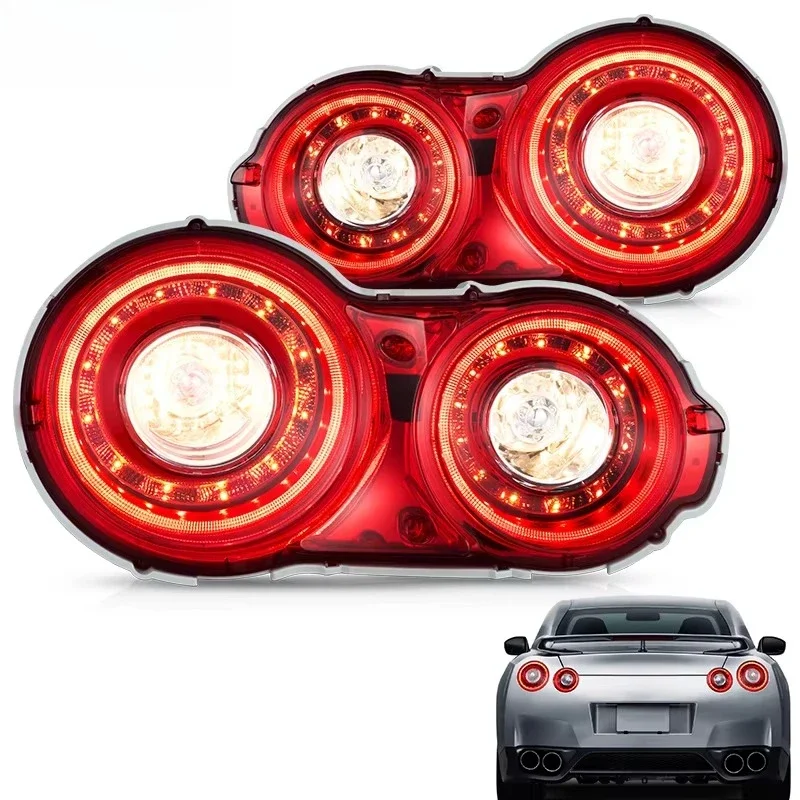 

1 Unit LED Car Accessories R35 Taillights Rear Light Lamp Assembly 2008-2023 Modified Taillamp for Nsan GTR Tail Lamp