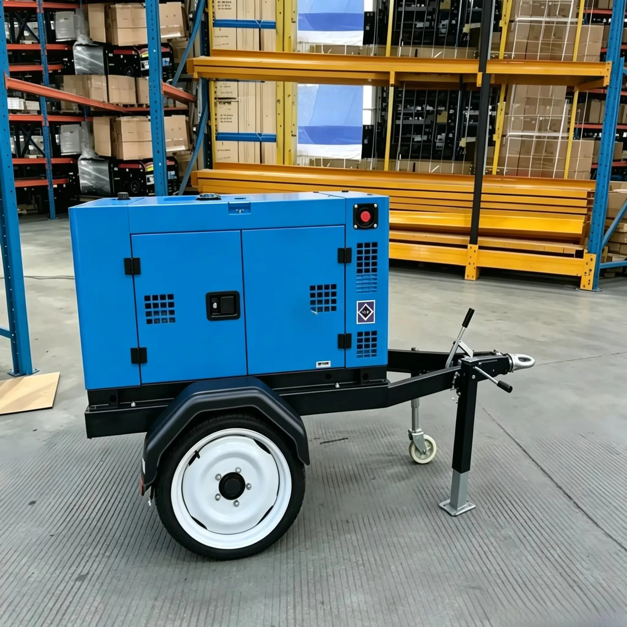 

Trailer Type Silent Diesel Generator 50HZ 60HZ generator diesel 10KW 12KW 15KW 18KW CE Certified Customizable Home Camping