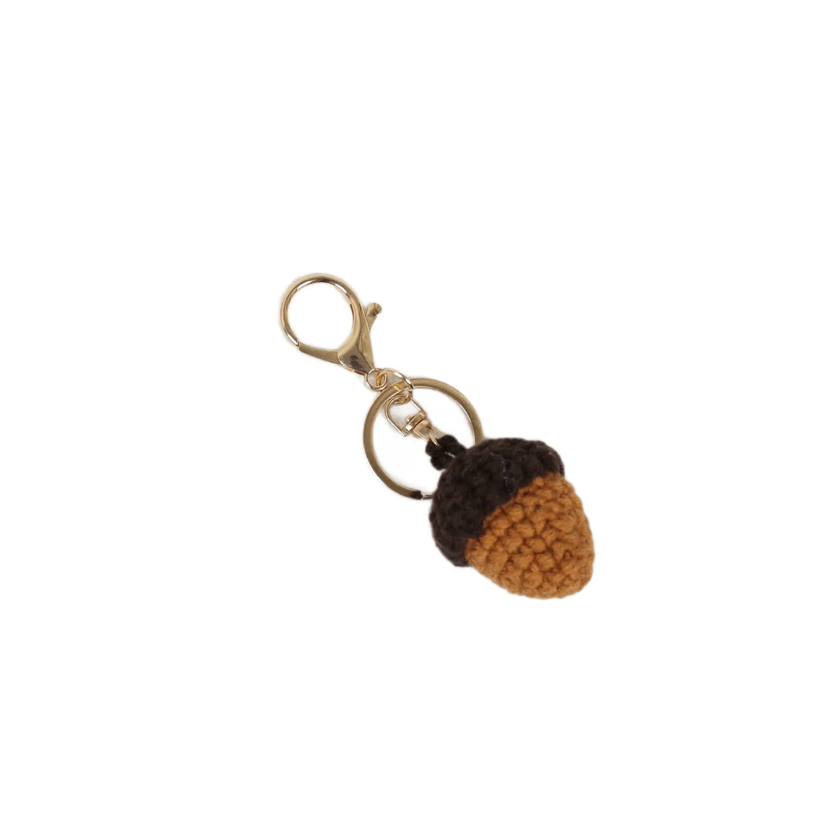

Handmade Yarn Pine Nut Pendants Fruit keychains Persimmon Hooks Woven Pendant Keychain