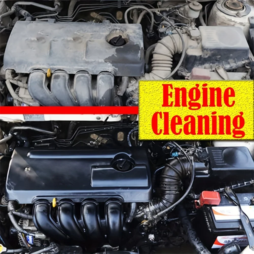 Engine Bay Cleaner Shine Protector and Detailer Decontamination Deep Degreasing Compartment Heavy Oil Dust Car Cleaning Product