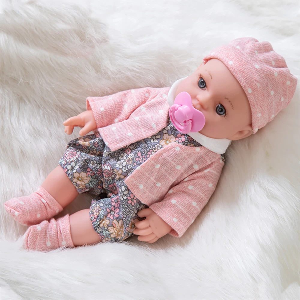 

Real Baby Doll Realistic Finished Bebe Reborn with Cloth accompany friends Kids Toy Gift