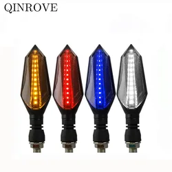 Motorcycle LED Turn Signals Light Universal 10MM ABS Indicator Lamp For Yamaha YZF R1 R3 R6 FJS600 FZ6 FZ8 FZ09 Tricity 300 YBR