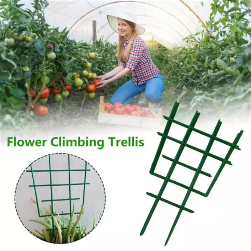 1/5pcs DIY Plastic Plant Support for Garden Vines Fastener Frame Pot Bracket Shelf Climbing Flower Fixed Plant Growth Direction