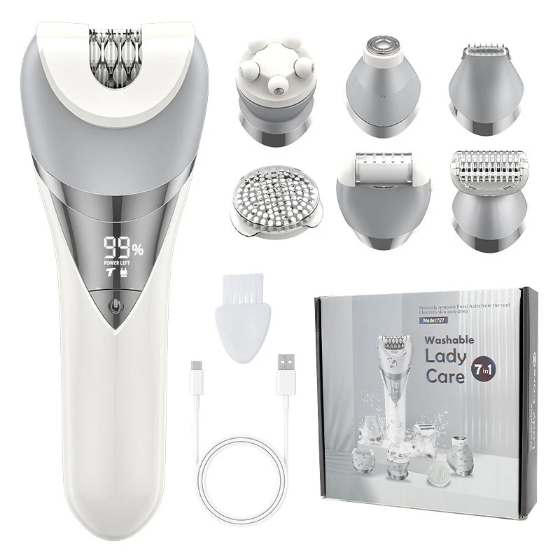 7-in-1-grooming-kit-hair-removal-appliances-waterproof-epilator-women-body-hair-trimmer-shaver-electric-foot-grinder