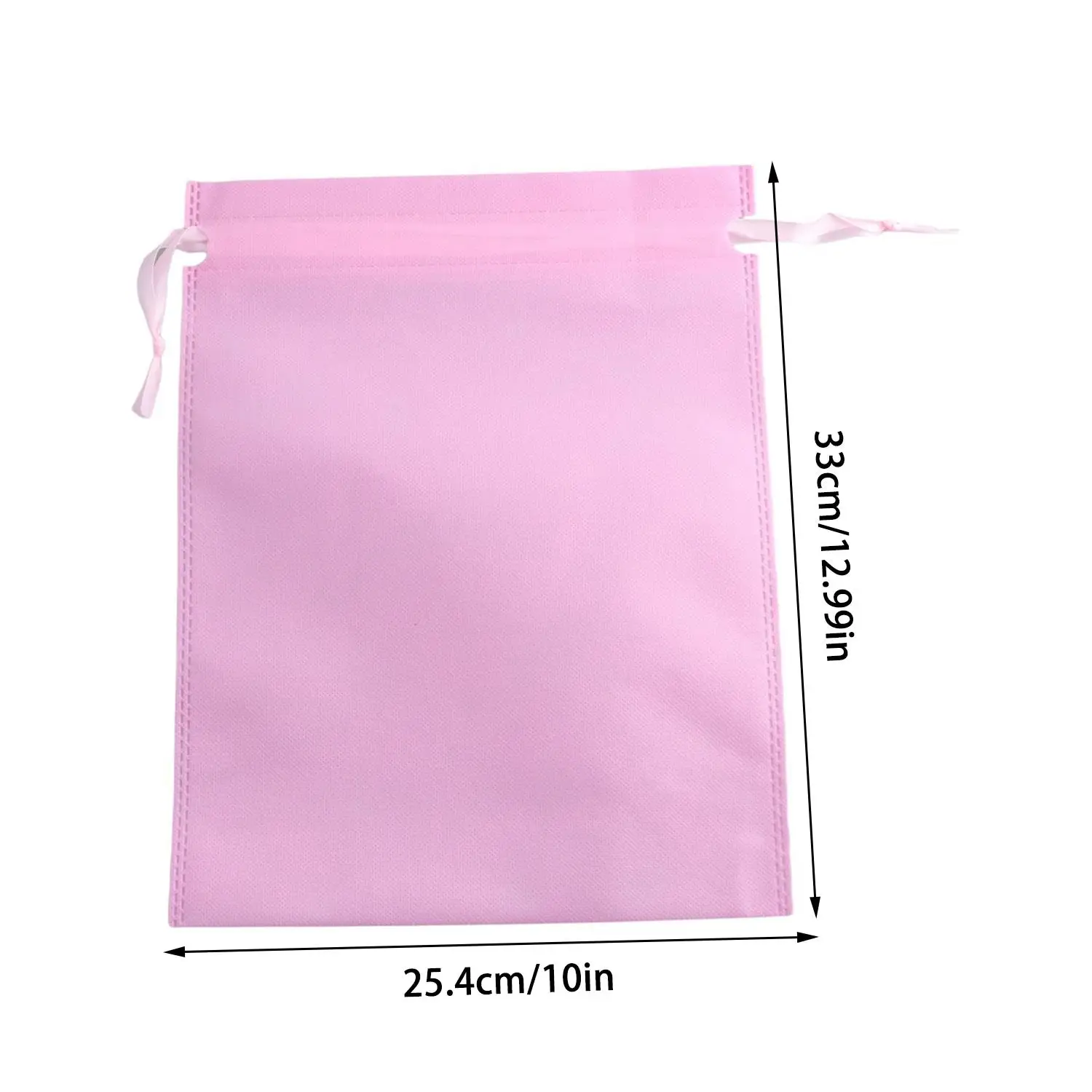 Non Woven Bag Non-woven Drawstring Bags Cloth Storage Bags Shoe Container Storage Dust Proof Bags For Shoes 5pcs