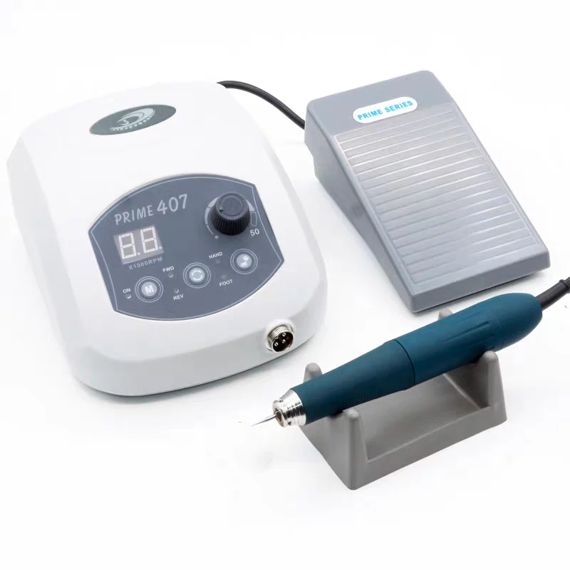 Prime 407 230W 50000 Rpm Brushless Polishing Machine Prime 407 Drills Machine Nail Jewelry Dental Micromotor Handpieces