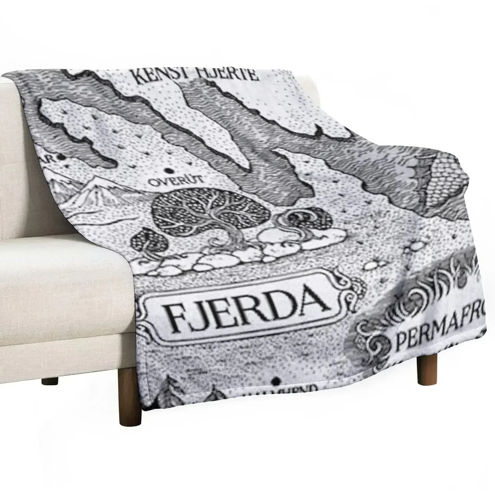 

Grishaverse Map Throw Blanket Nap Polar christmas decoration Decorative Sofa Blankets