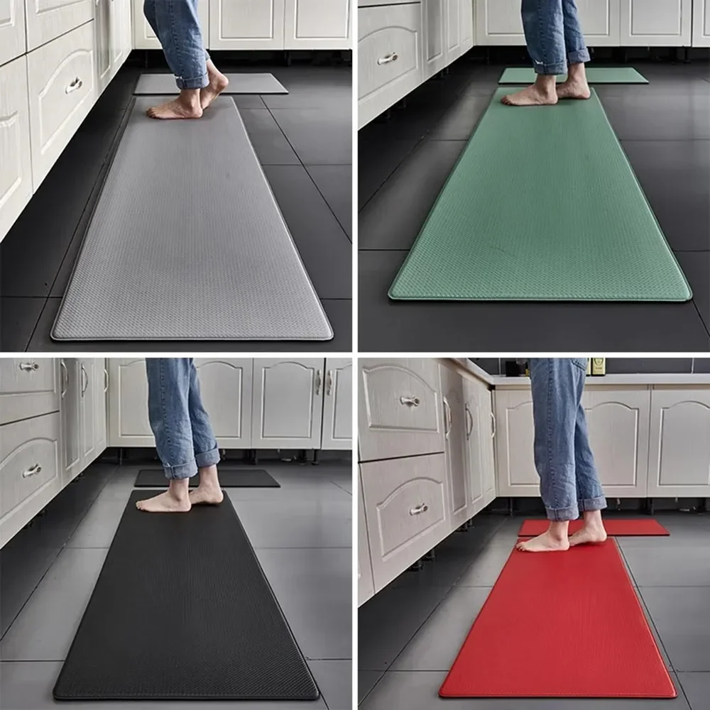 New Anti-Fatigue Standing Mat, Kitchen Mat with PVC Waterproofing, Non-Slip Kitchen Rug