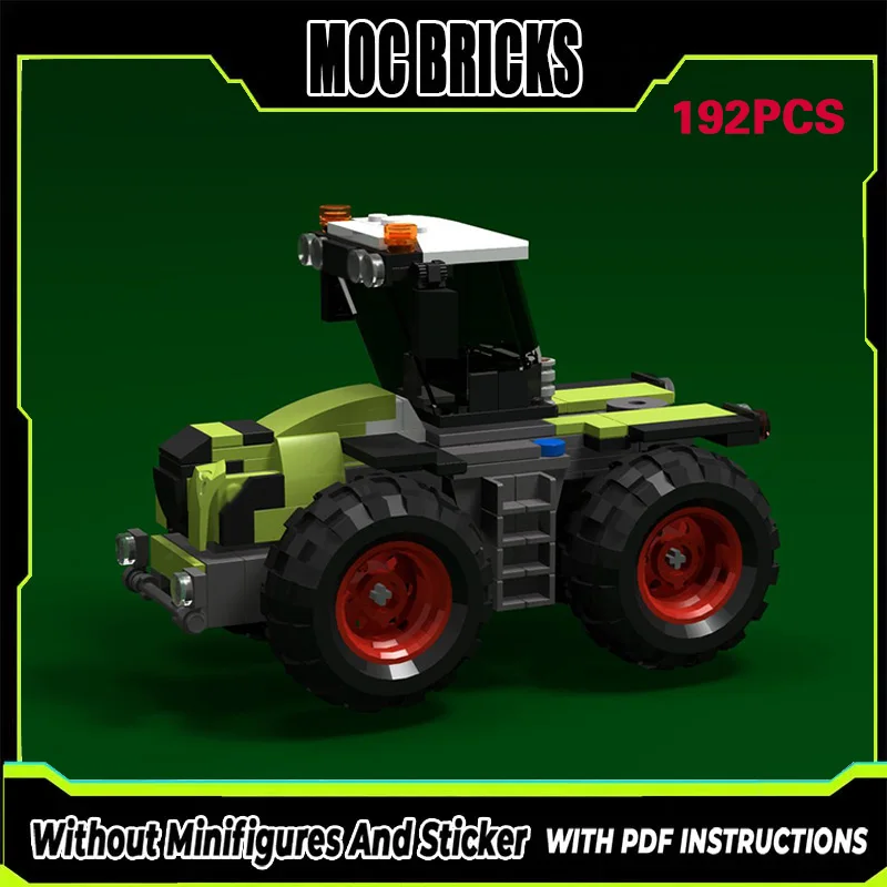 

Конструктор City Car Model MOC: Сельскохозяйственный трактор Trac VC (5000 деталей), модульная технология, подарки, праздничный набор для сборки, детский игровой комплект