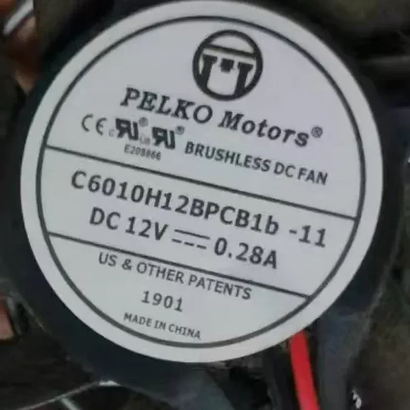 New for Pelco C6010H12BPCB1b-11 6cm 6010 12V 0.28A Inverter Fan