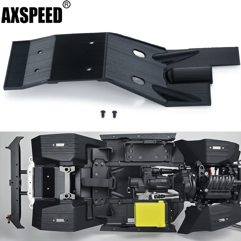

AXSPEED пластиковые средние вспышки для крыла грязезащитная защита для 1/10 осевой SCX10 III AXI03007 обновленные детали для радиоуправляемого гусеничного автомобиля