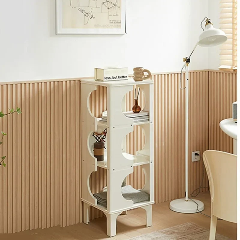 Cabinet locker storage, living room multi-layer storage rack, plastic combination bedside table, sofa side cabinet