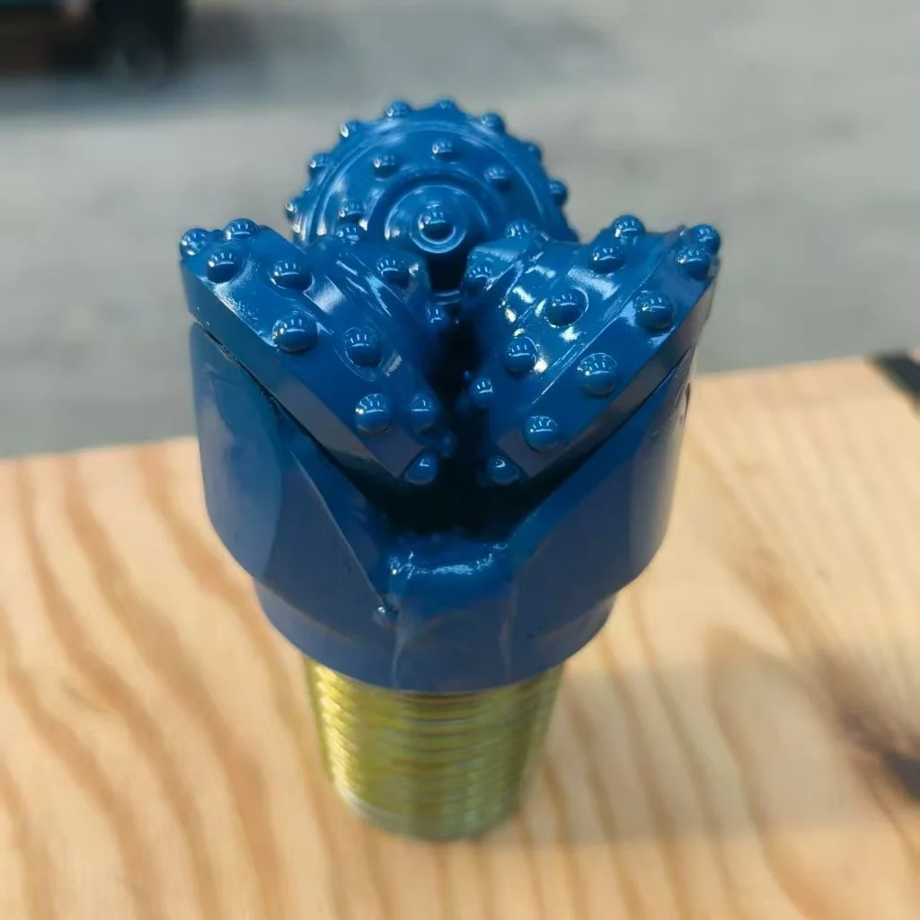 8 Polegada brocas de ferramenta rotativa geotérmica tricone broca forjada peças da máquina de mineração de aço carbono para poço de água