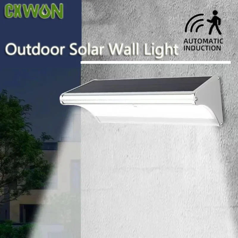 Waterproof Solar Outdoor Garden Lights Super Bright  Aluminium LEDs Motion Sensor Wall Light Solar Powered Security Lamp