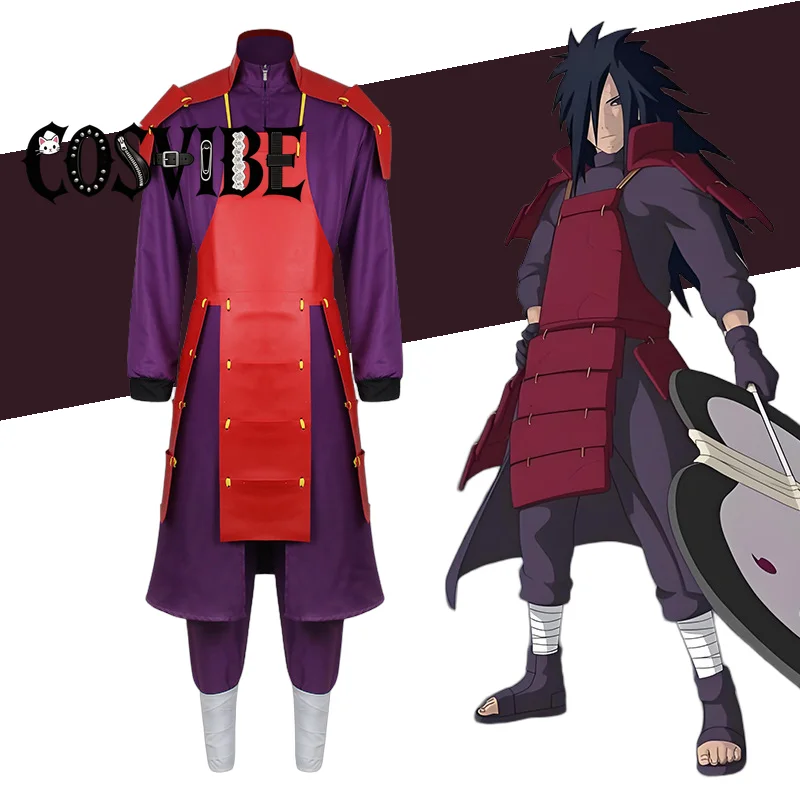 

Madara Armor Cosplay Madara Uchiha Costume Male Ninja Red Armor Cosplay Costume For Halloween Cosplay Carnival Hard PU Armor