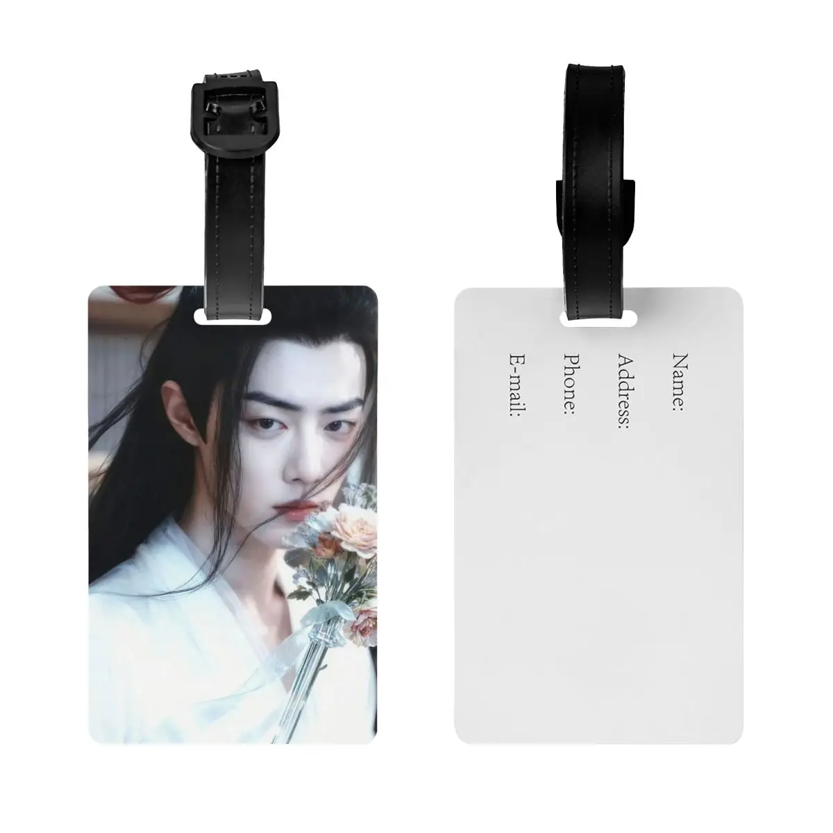 

Бирки для багажа Xiao Zhan: аксессуары для чемоданов, этикетки для путешествий, держатели для идентификационных бирок, именные таблички с адресом