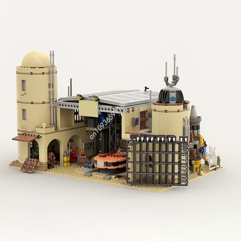 1441PCS MOC Star Battle Mos Eisley Landspeeder Workshop Famous Film Model Building Blocks Stacking Bricks Creative Toys Kid Gift