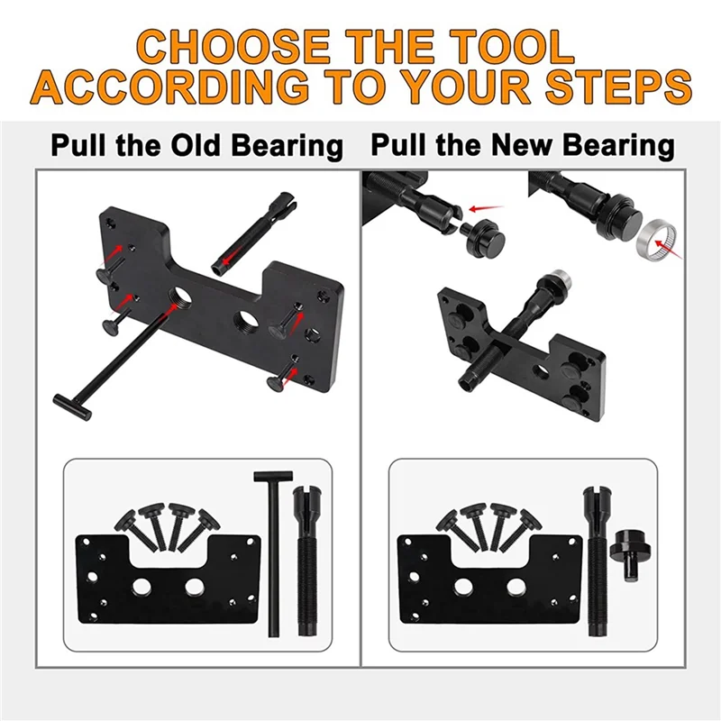

Комплект деталей для установки и съемника внутреннего кулачкового подшипника QB для Davidson TC 88 96 103 110, инструменты для снятия подшипников с двойным кулачком и Dyna