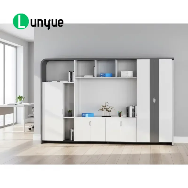Modern Wooden Administrative Filing Cabinet Scalable Convertible Storage for Hotel School Hospital Office Furniture Durable