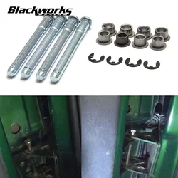 Front Rear Door Hinge Pin Repair Kit for Chevrolet S10 S15 94-04 Car Modified Door Hinge Iron Silver DH-1003