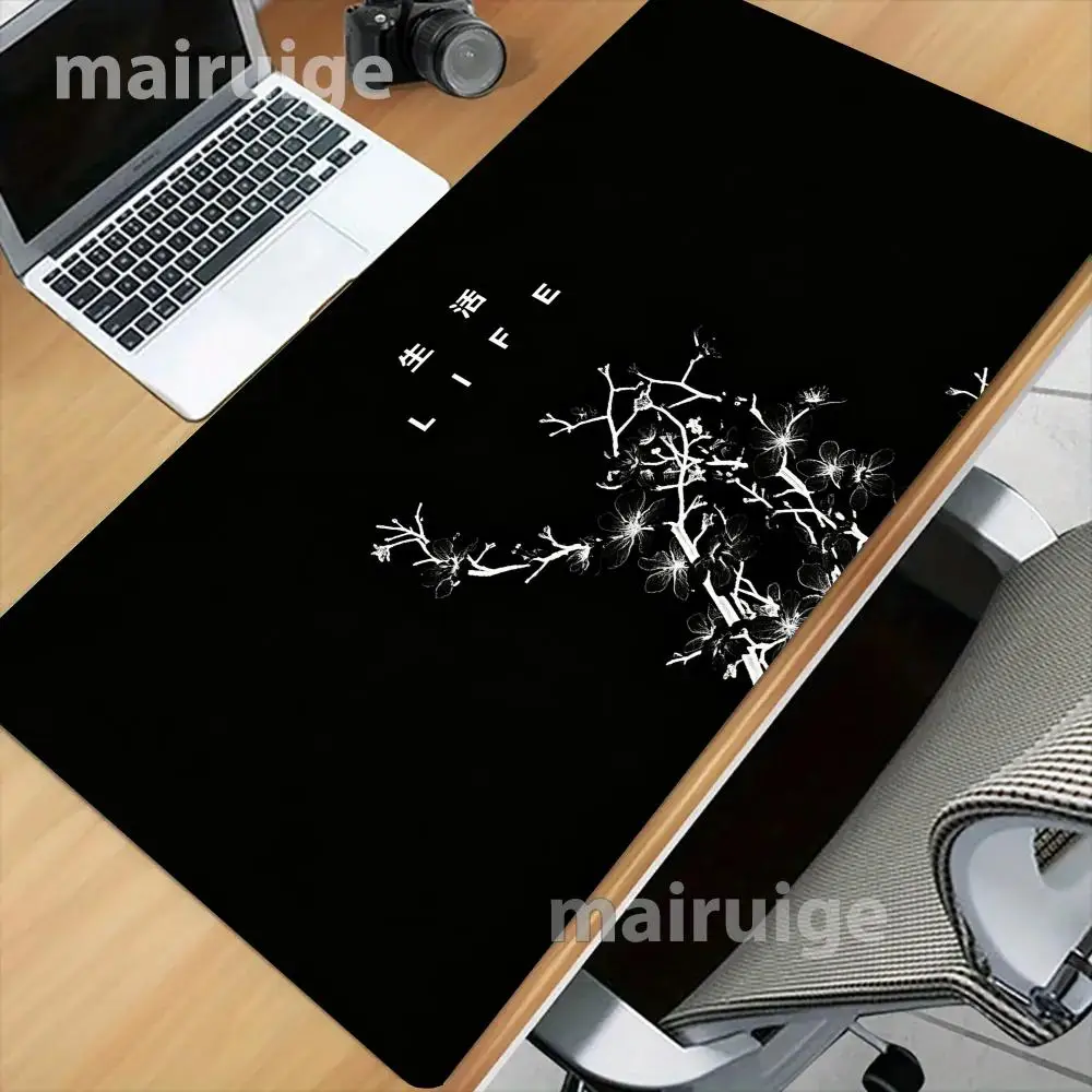 Ink Branch Flower Mousepad Table Mat Playmat Artistic Anti Fade High Definition Anime Games Pads