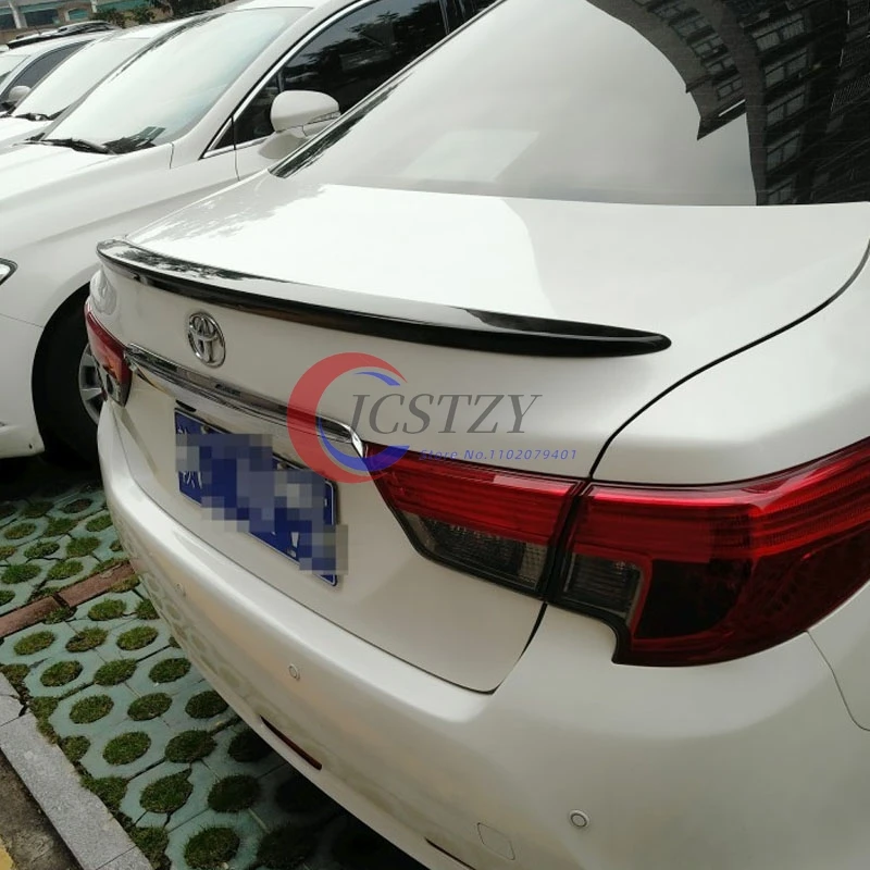 

Mark X Reiz ABS-пластик Праймер и лак Спойлер на заднее стекло верхнее крыло для TOYOTA Mark X с цветами 2010-2017 2011 2012 2013