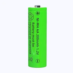 Rechargeable battery 1.2V NiMH AA/AAA 200mah RC toy meter LED solar light battery