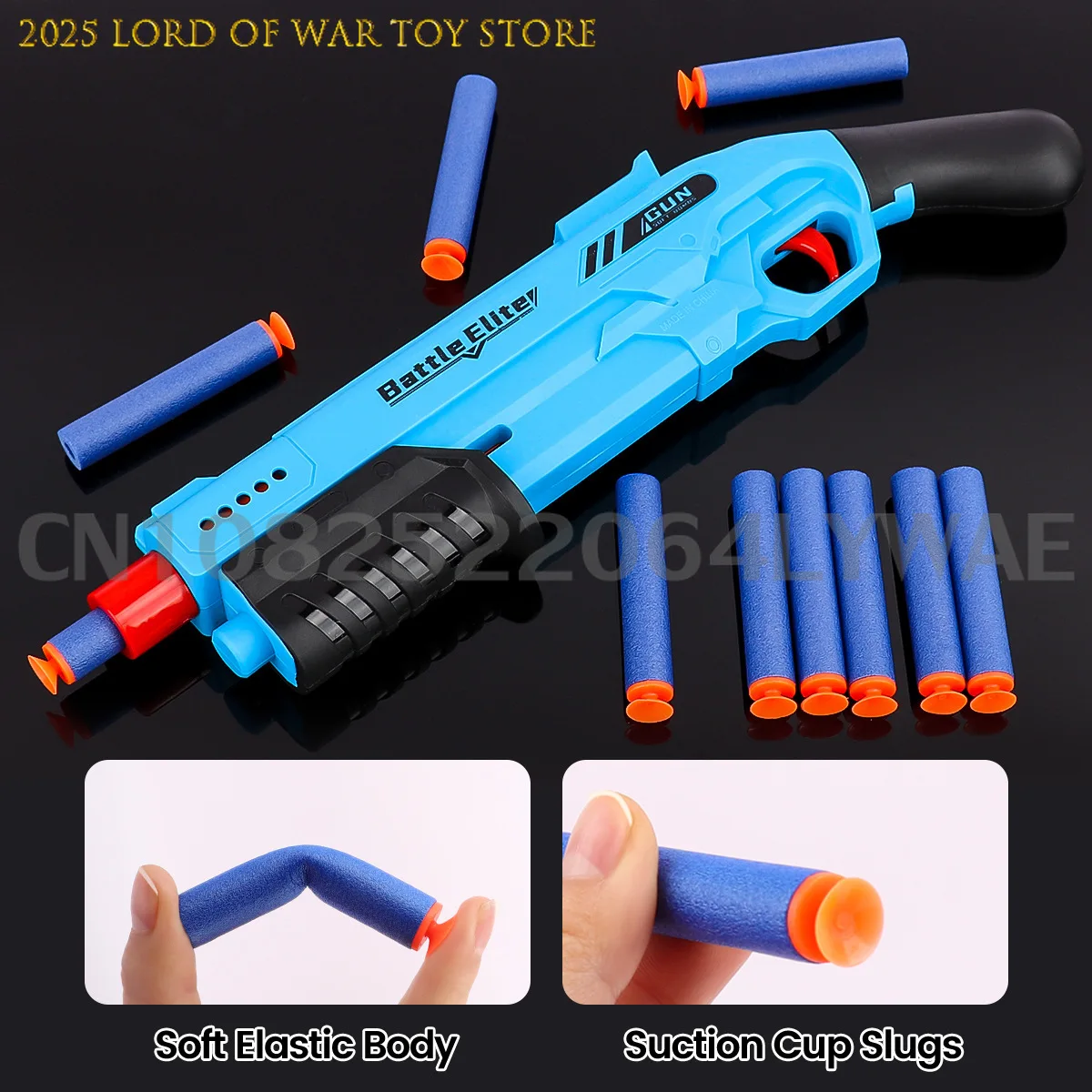 شفط كأس رصاصة طرية بندقية رغوة نبال قاذفة ألعاب أطفال بندقية الصبي اطلاق النار معركة دليل إطلاق CS الذهاب فريق مطلق النار لعبة هدية
