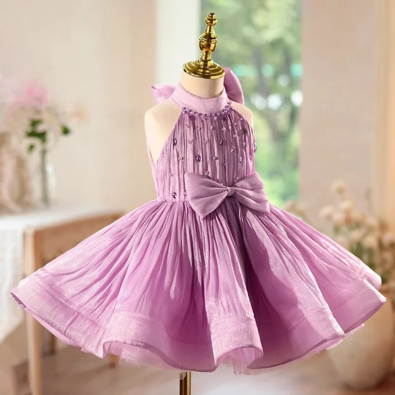 High-End-Kinder Prinzessin Abendkleid Host der Klavier Leistung Geburtstag Mädchen Party Kleider A4695 Vestidos – Detail 5