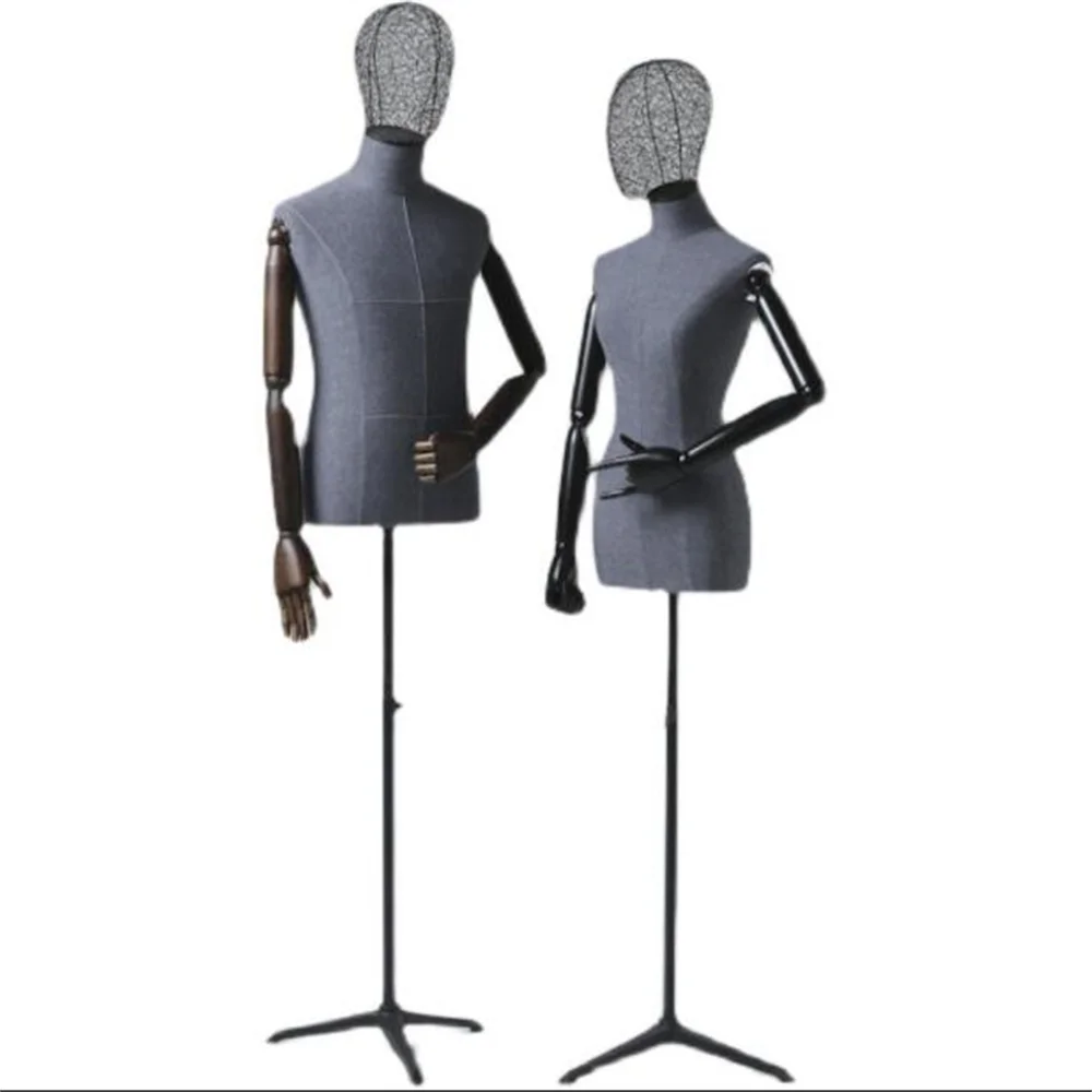 

Female Sewing Shoulder Hand Mannequins, Body Props, Collarbone, Wedding Dress, Cloth Store, Model Lovers, Tripod Base, C017