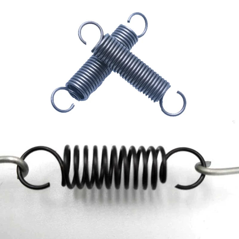 Opening Hook Stretching and Pulling Back Coil Spring Steel Diameter：2.5mm ,Outer Diameter: 20mm , Length 60-300mm