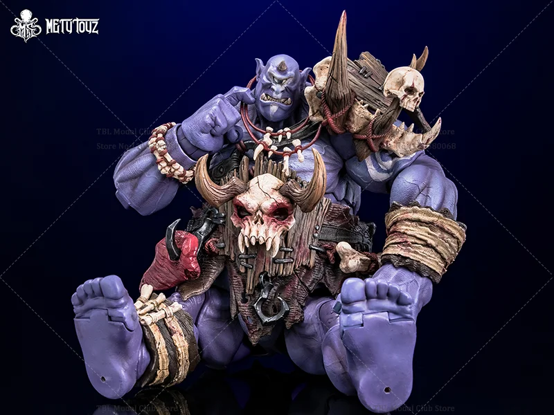 Pre Stock 1/10 Scale Dark Magic Continent Cannibal Tribe Orc Prophet 9-inch Full Set Action Figure Soldier Model Toys  METYTOYZ