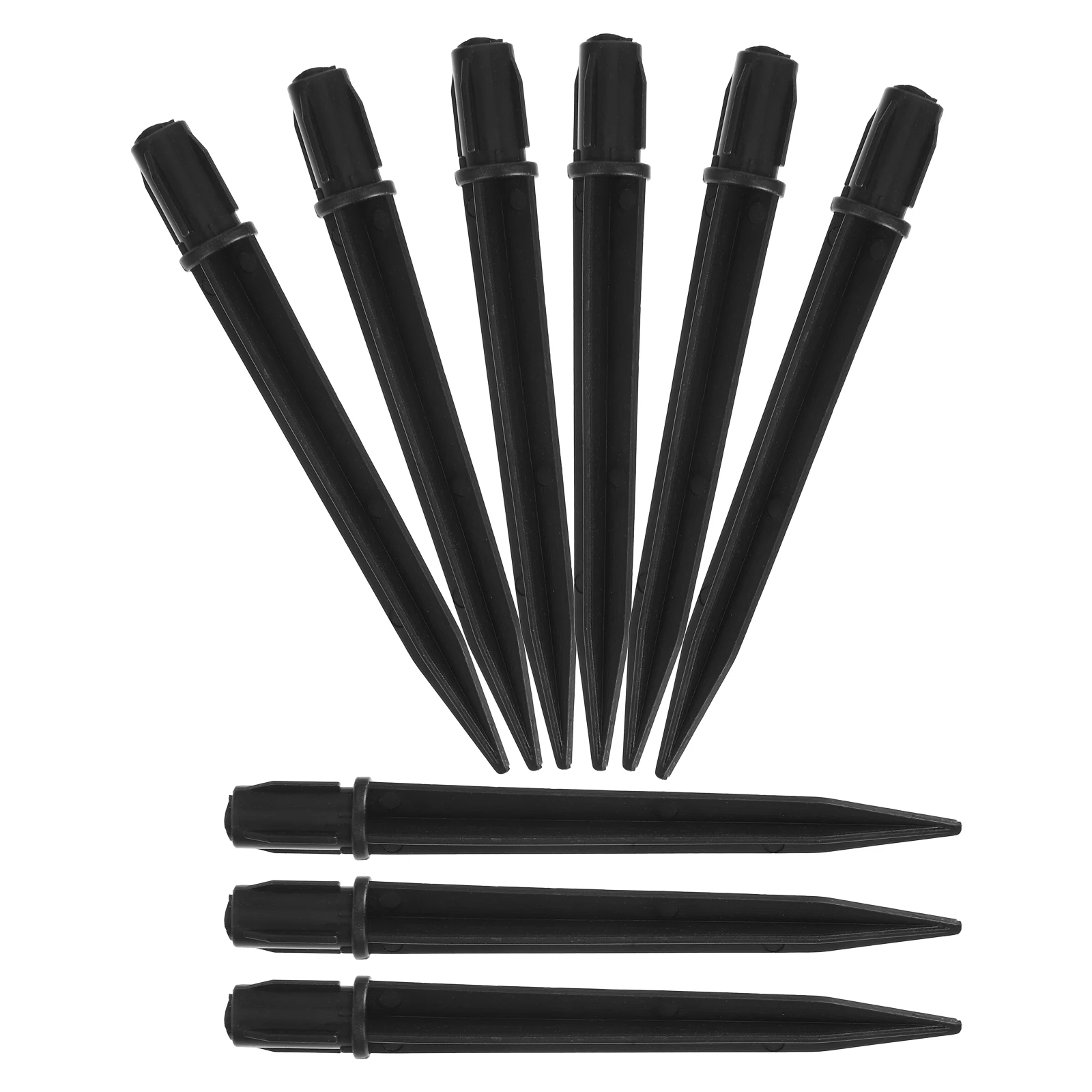 

20pcs Lawn Lamp Ground Spikes ABS Material Sturdy Easy Installation Lightweight Solar Light Stakes for Garden Pathway Yard