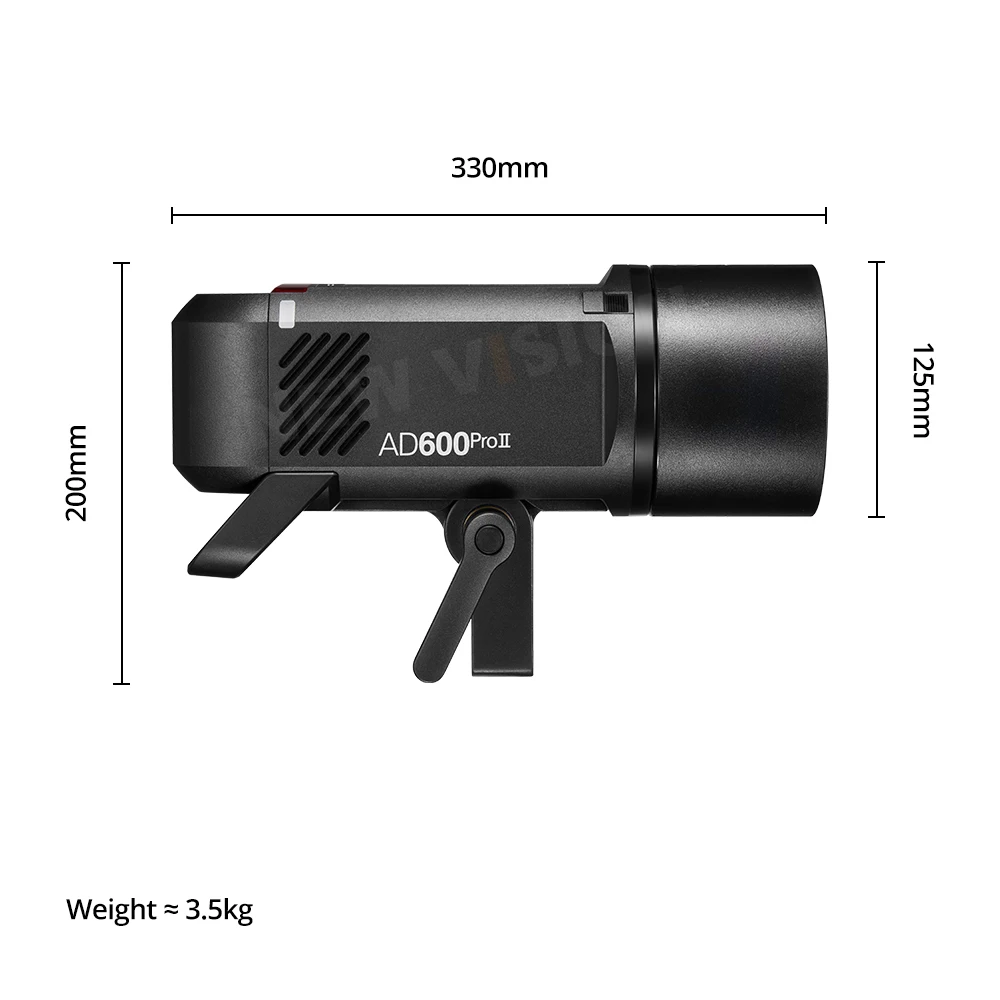 Godox 600W AD600Pro II Flash inalámbrico todo en uno para exteriores TTL sincronización de alta velocidad compatible con Canon Nikon Sony Olympus