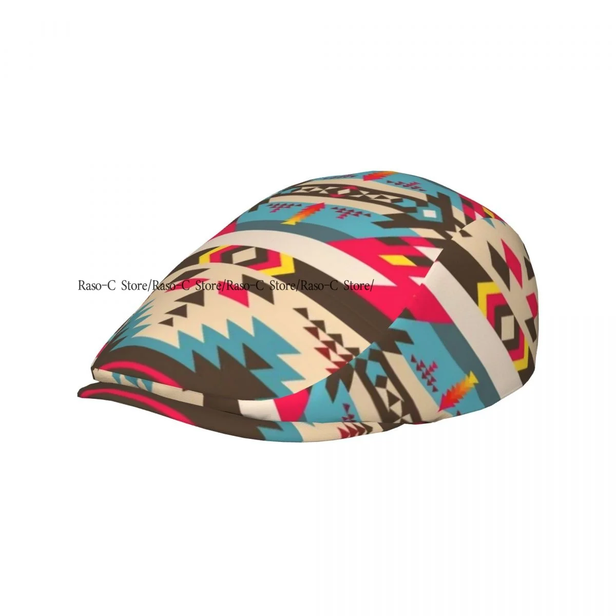 Native Southwestern Geometric Pattern Men Women Newsboy Cap Classic Forward Hat Ivy Flat Cap Daily Hat