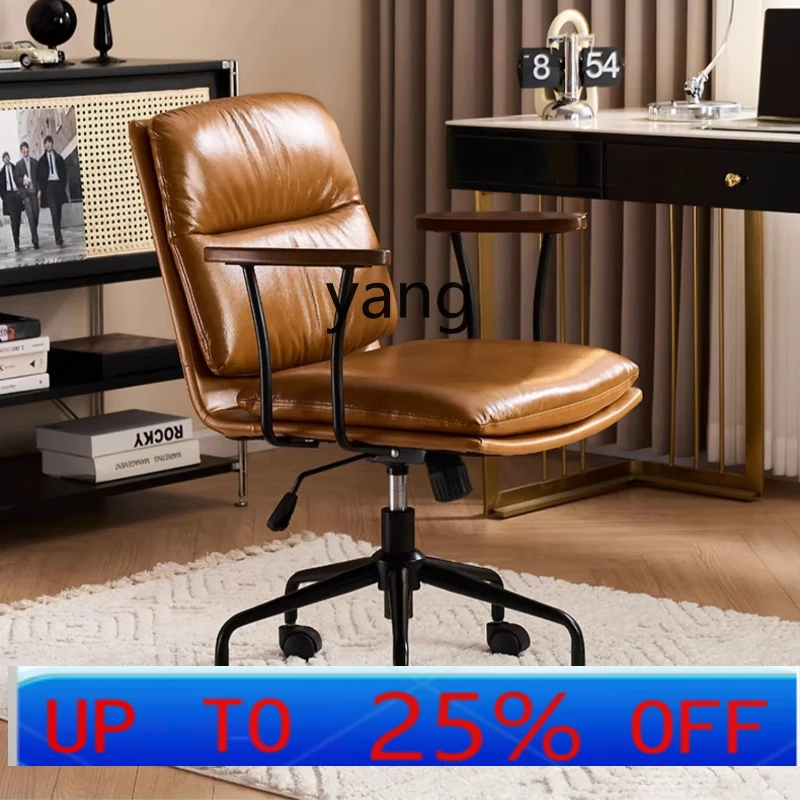 

LTT Computer Chair Home Comfortable Long-Sitting Light Luxury Office Seating Desk Chair Study Dormitory Study Room Chair