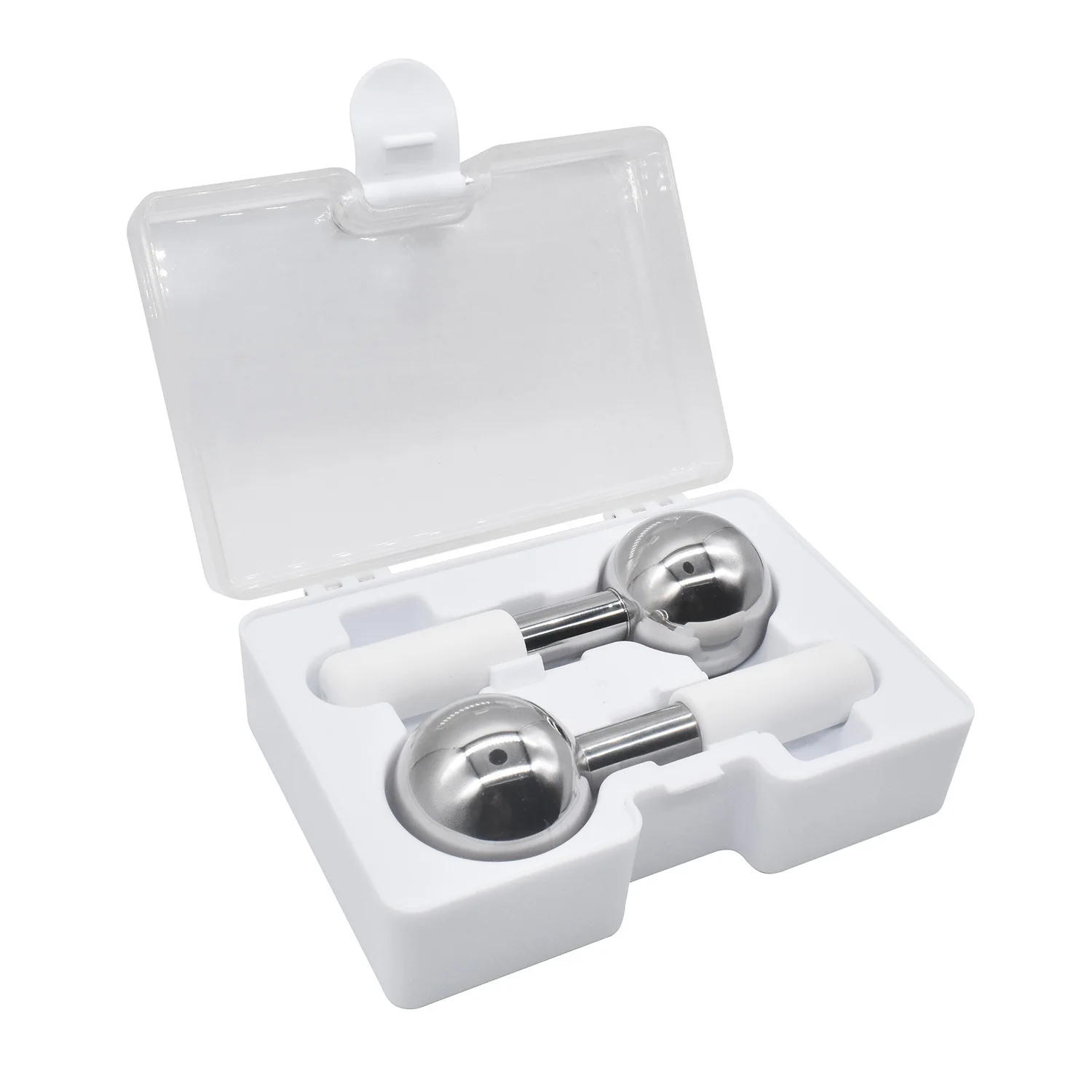 

Factory Direct Stainless Steel Facial Eye Massage Beauty Set Massage Stick Ice Wave Cooling Ball