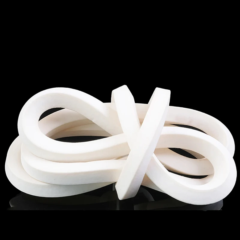 Silicone Foaming Sealing Strip White Square Silicone Foaming Sponge Sealing Strips Doors Windows Gasket image 5