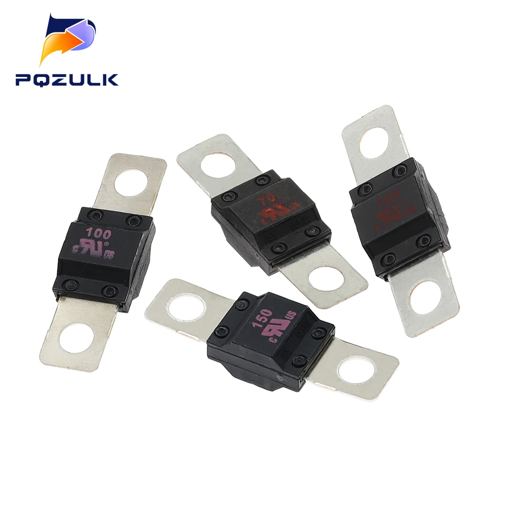 ANS Trompete Garfo Plug Fusível 30A 40A 50A 60A 70A 80A 100A 125A 150A 200A Parafuso Filme de seguro fixo
