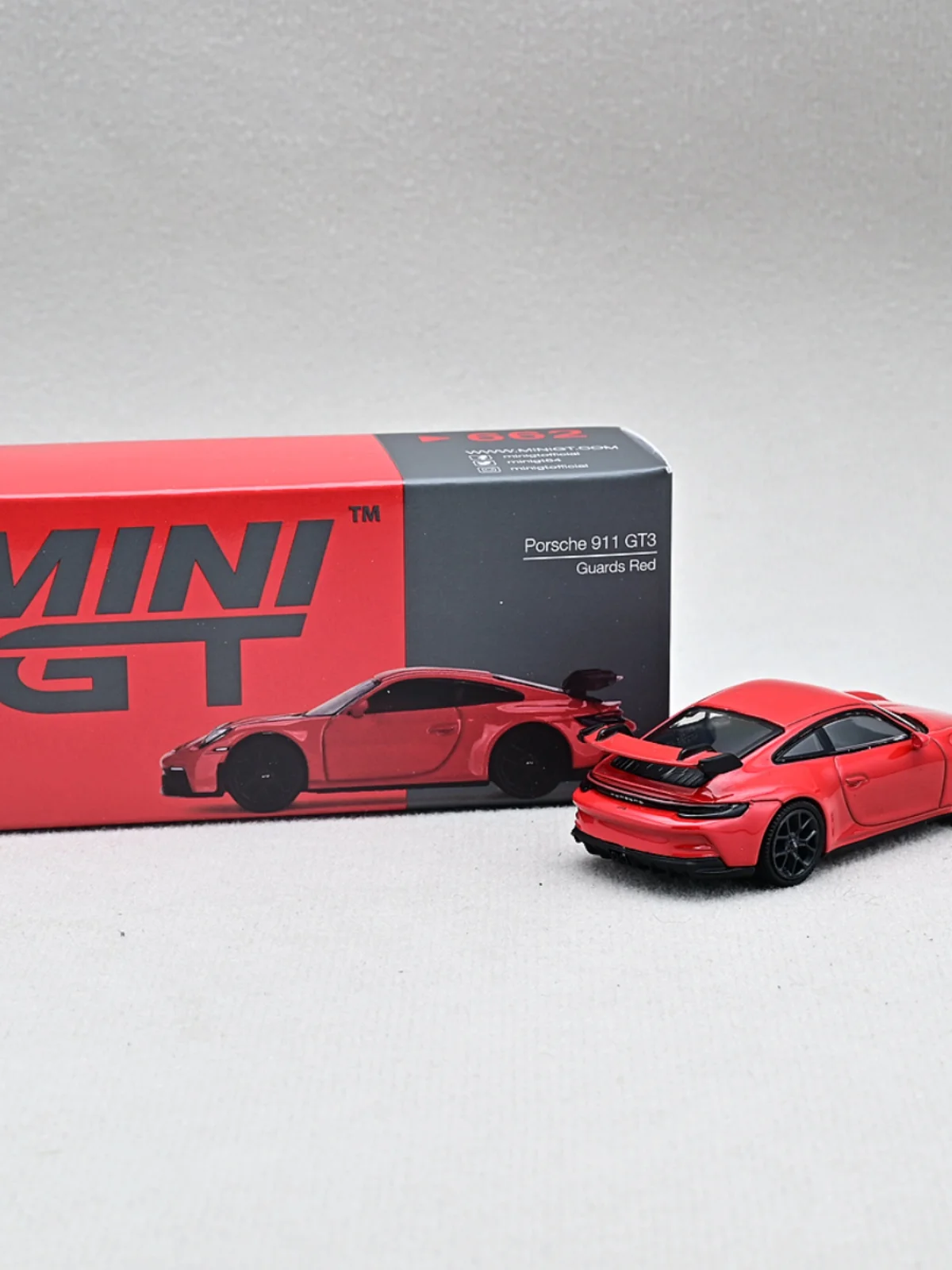 MINI GT #662 1/64  rwb 911 GT3 Die-cast Alloy Car Model Collection Display Gift